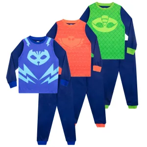 Kids PJ Masks Pajamas Pack of 3
