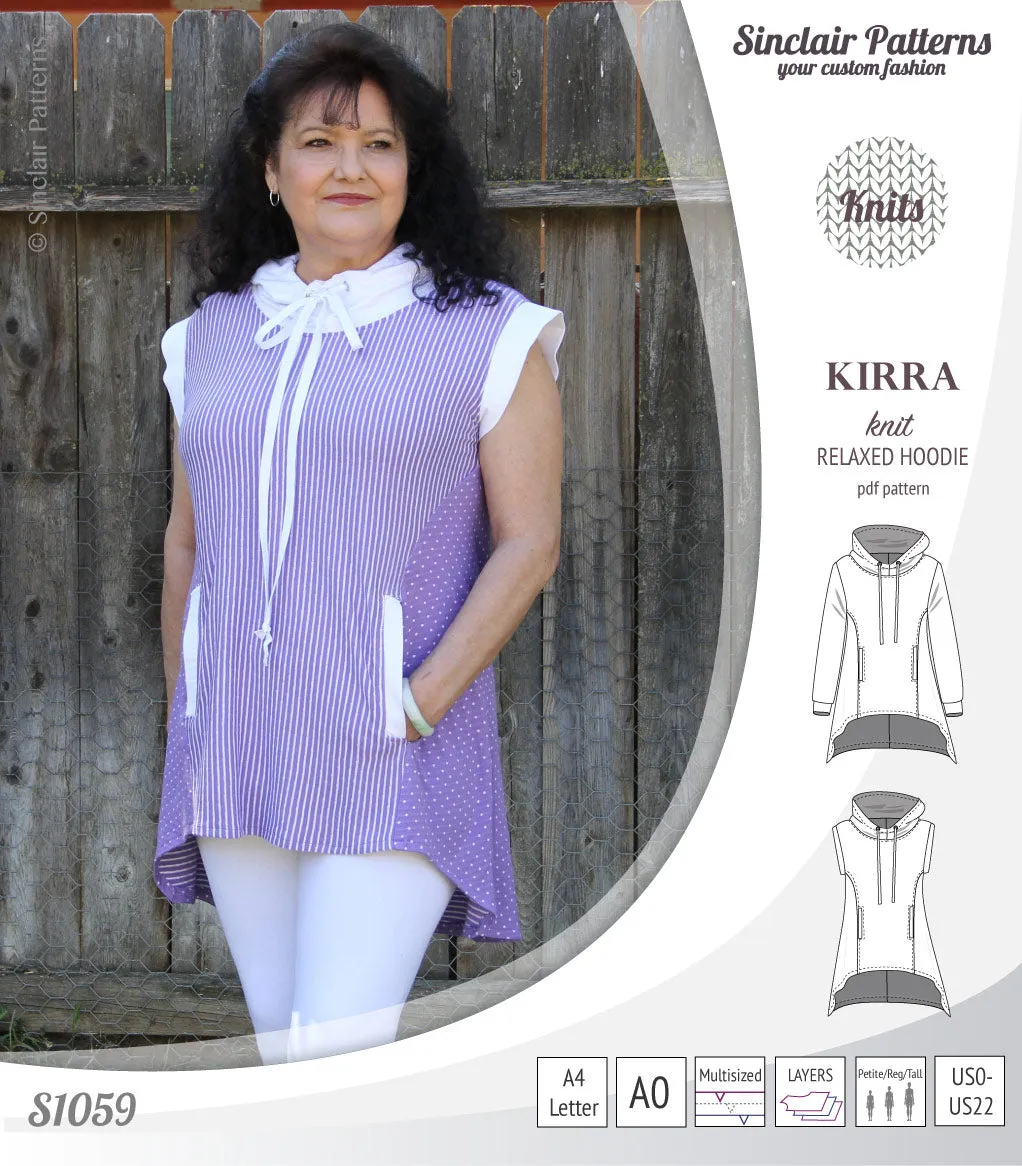Kirra relaxed fit hoodie (PDF)