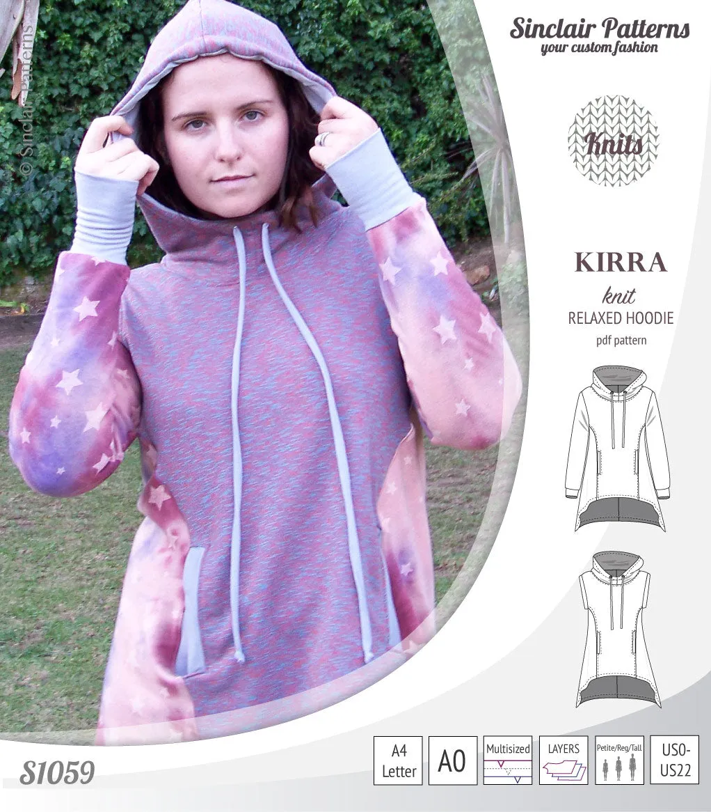 Kirra relaxed fit hoodie (PDF)