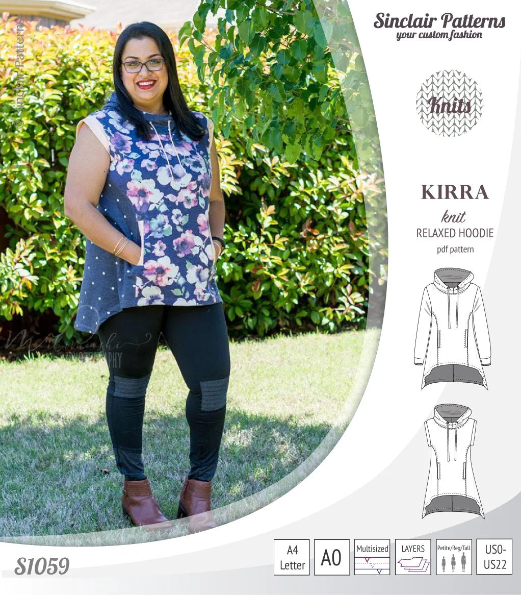Kirra relaxed fit hoodie (PDF)