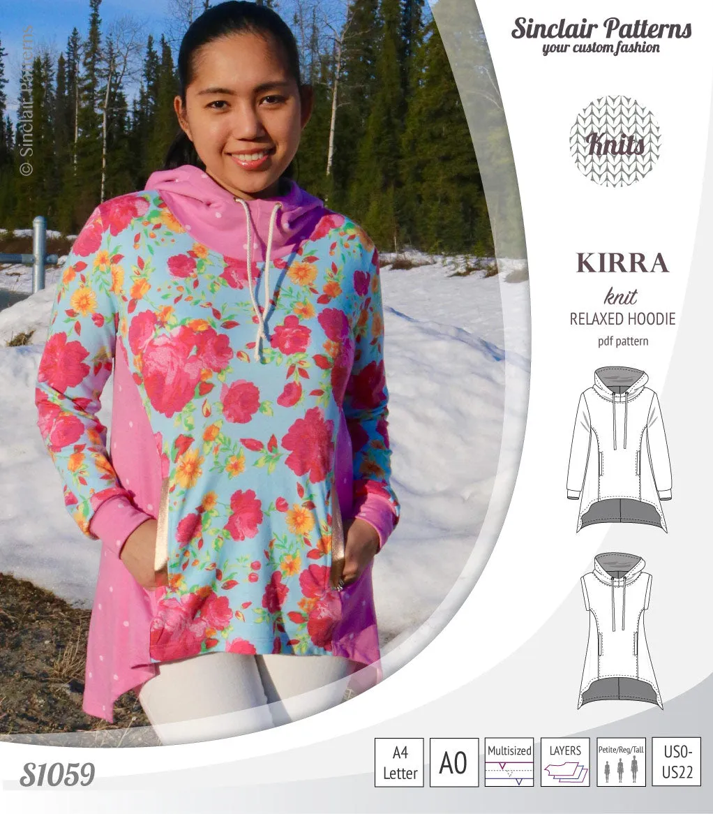 Kirra relaxed fit hoodie (PDF)