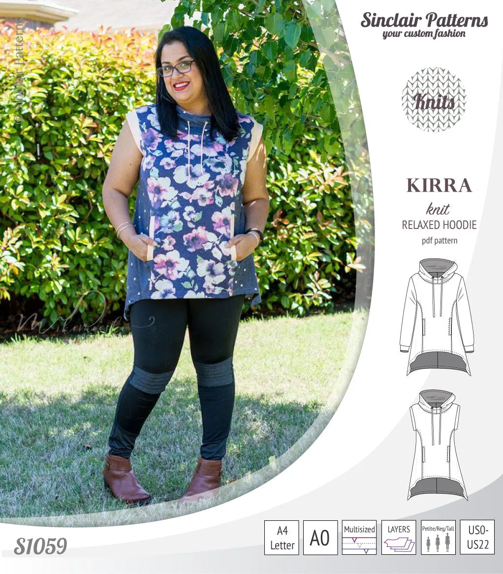 Kirra relaxed fit hoodie (PDF)