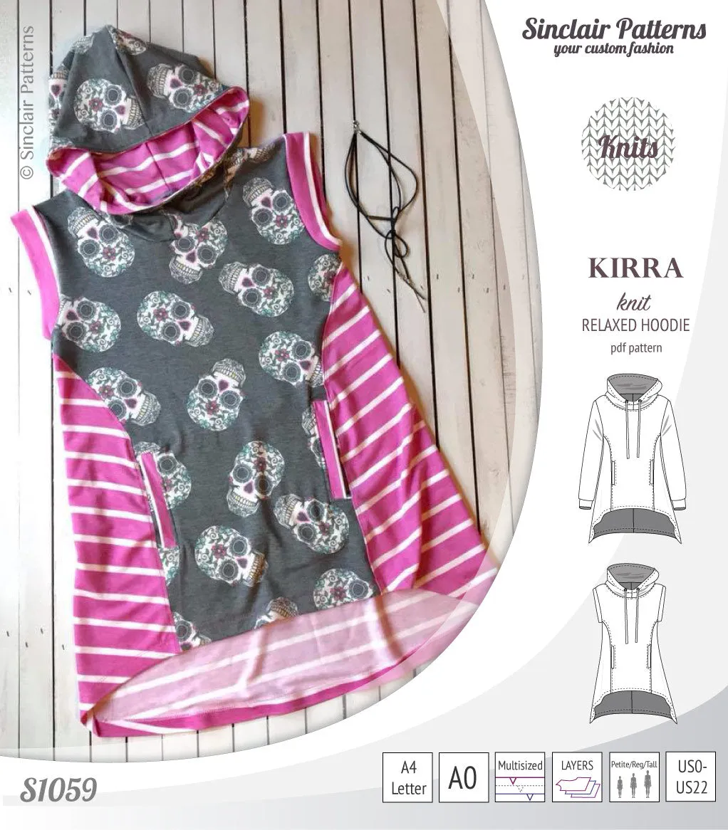Kirra relaxed fit hoodie (PDF)