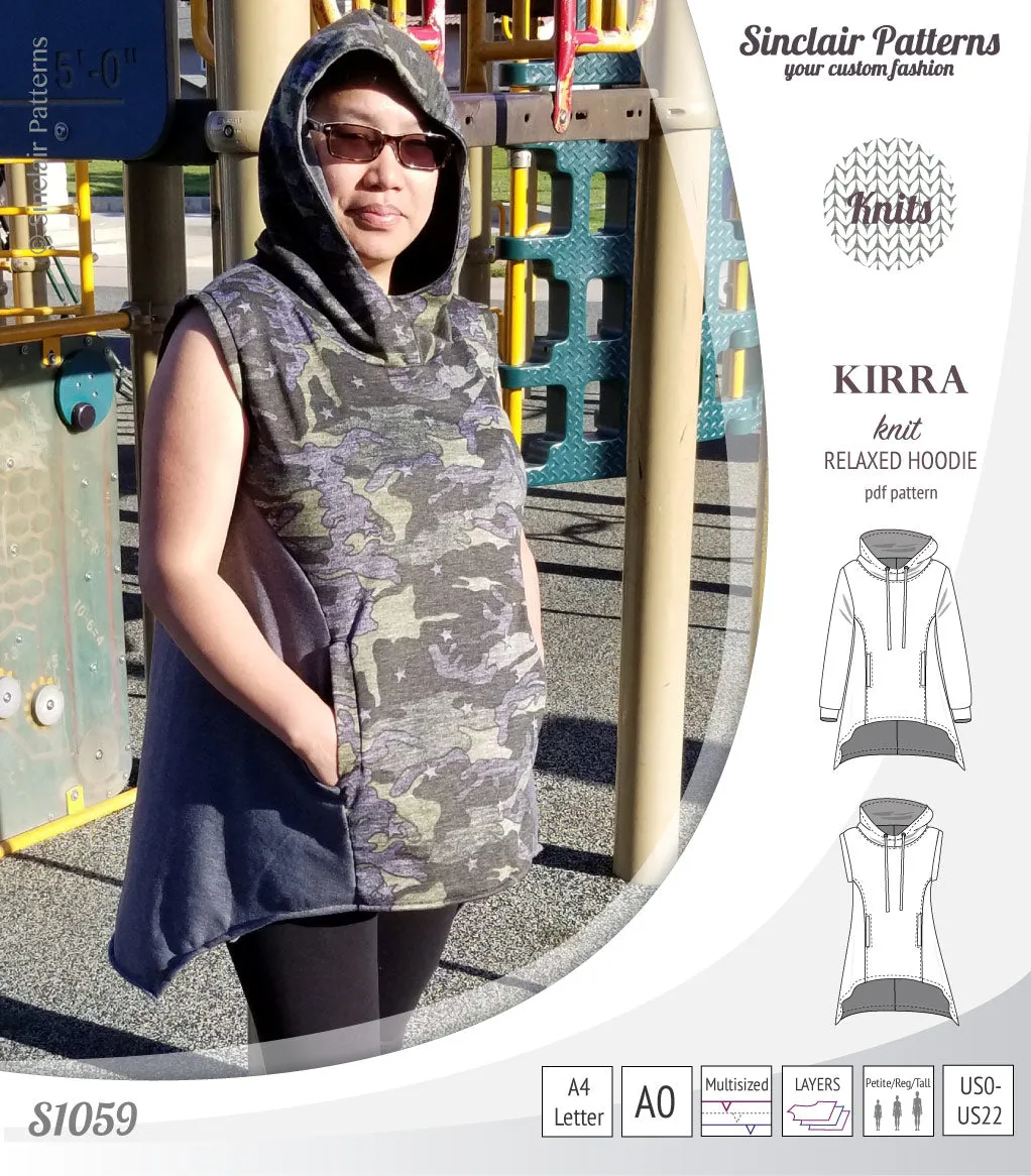Kirra relaxed fit hoodie (PDF)
