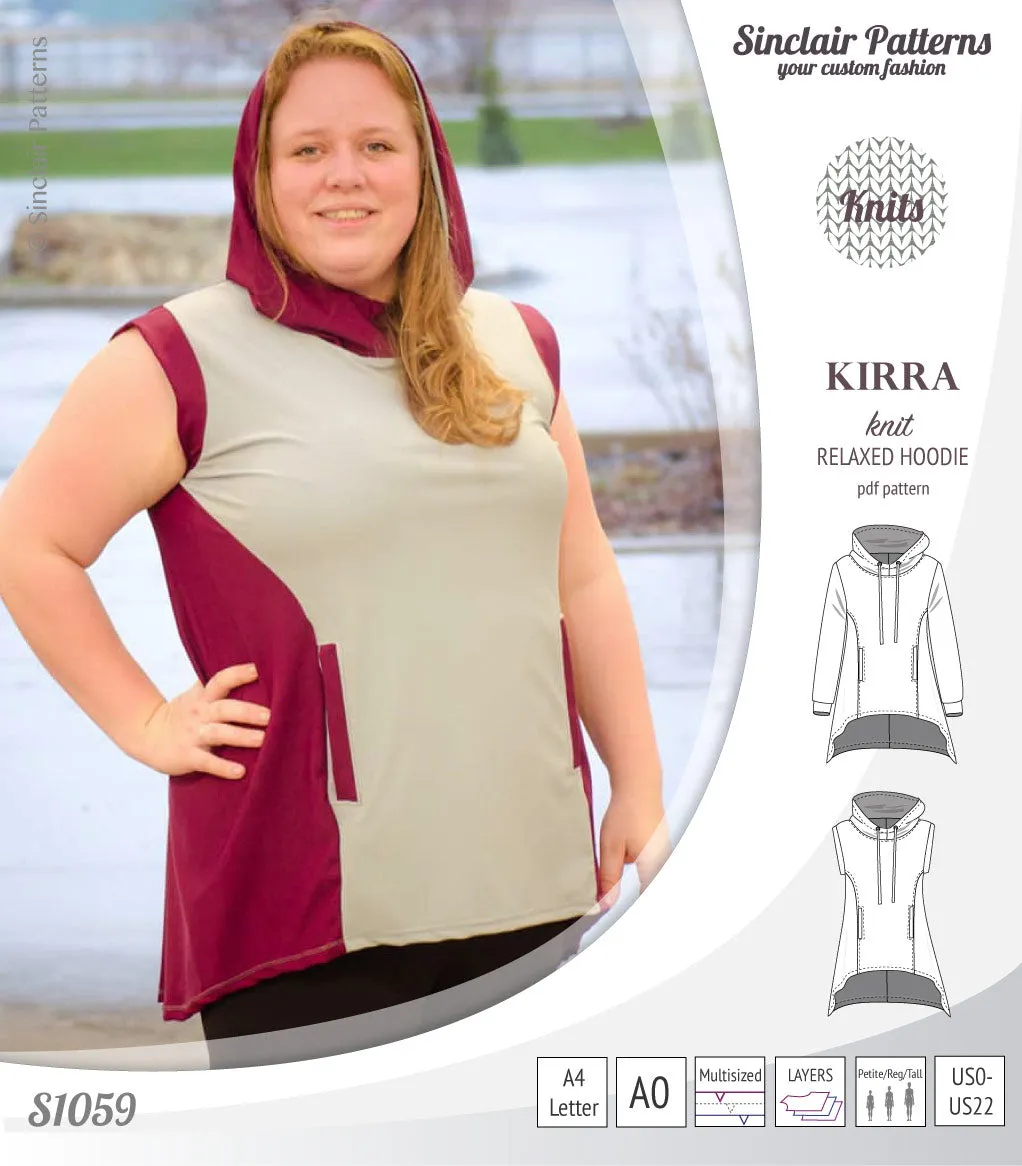 Kirra relaxed fit hoodie (PDF)