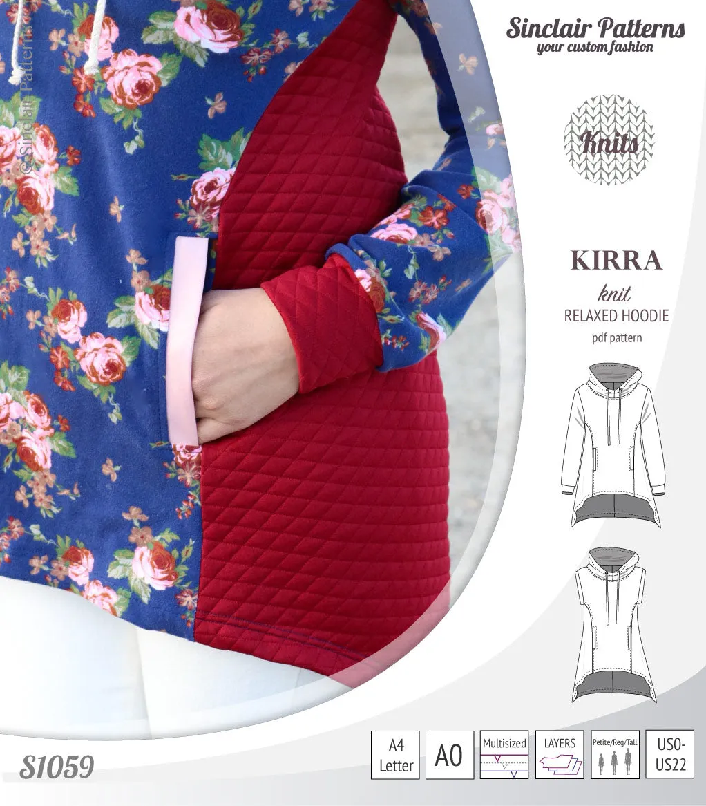 Kirra relaxed fit hoodie (PDF)