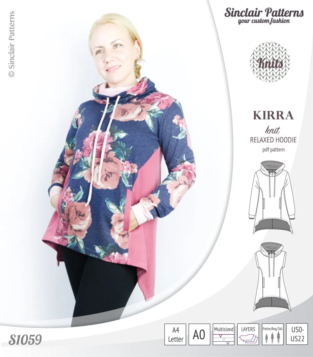 Kirra relaxed fit hoodie (PDF)