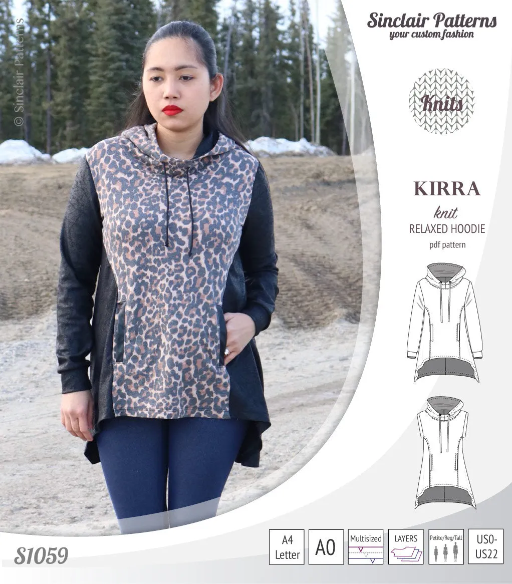 Kirra relaxed fit hoodie (PDF)