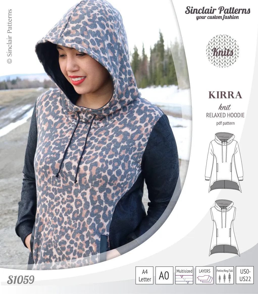 Kirra relaxed fit hoodie (PDF)