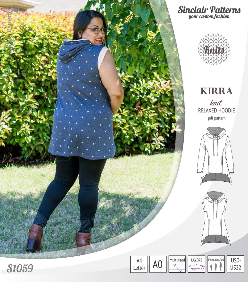 Kirra relaxed fit hoodie (PDF)