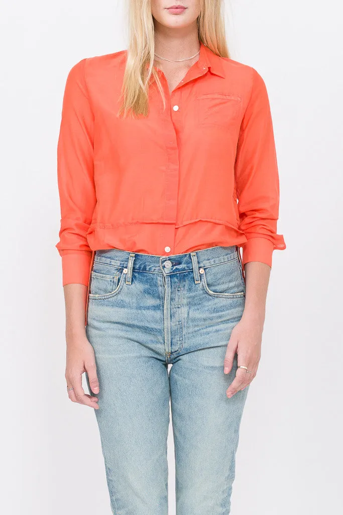 Korin Silk Cotton Button Up