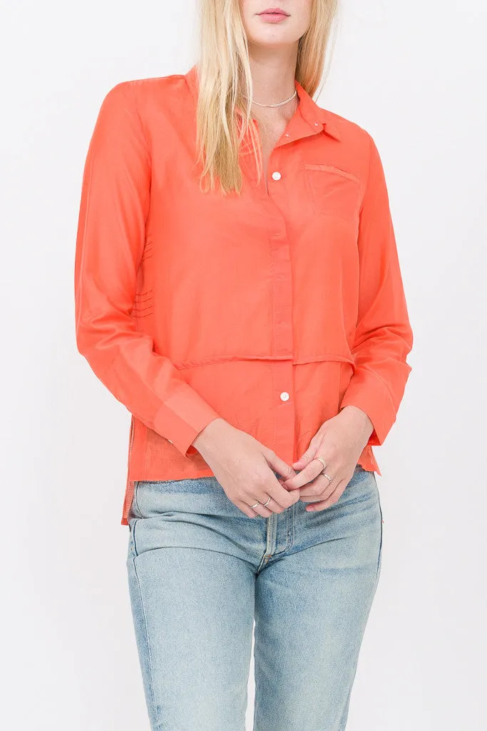 Korin Silk Cotton Button Up