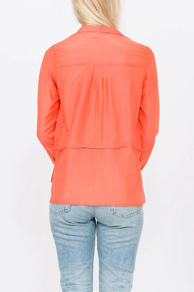 Korin Silk Cotton Button Up