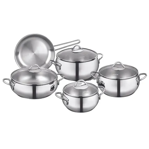 Korkmaz 9 Piece Tombik Cookware Set A1800
