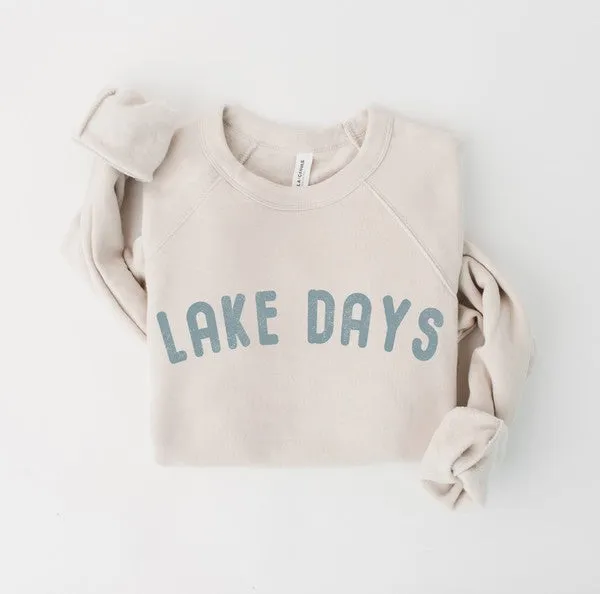 LAKE DAYS Graphic Fleece Pullover