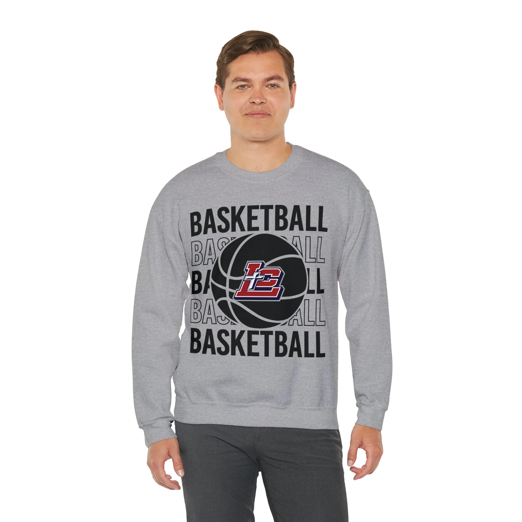 LC Saints Basketball Crewneck Sweatshirt