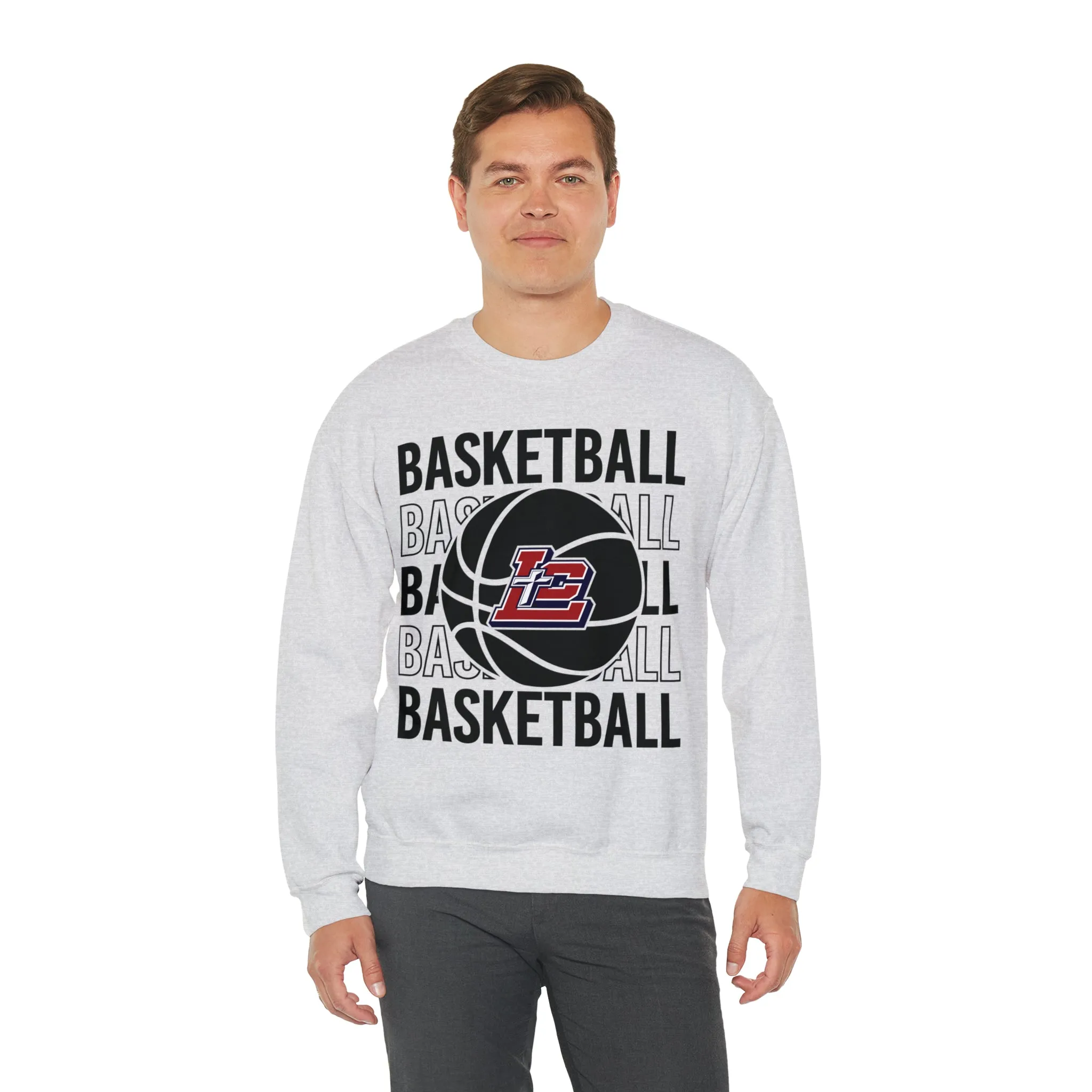 LC Saints Basketball Crewneck Sweatshirt