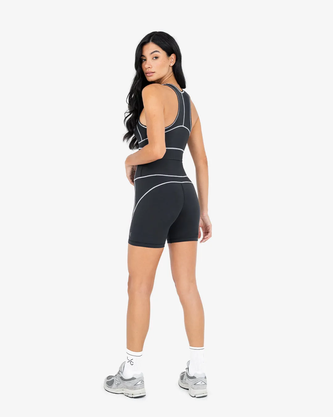 Life Contrast Shorts Black