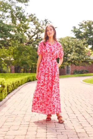 Lillian Skirt in Raspberry Wildflower