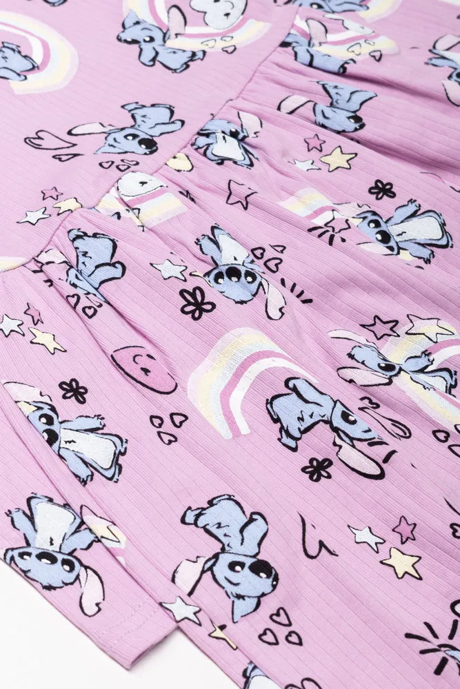 Lilo And Stitch Dress Lilac