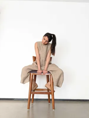 LINEN LONG JUMPSUIT