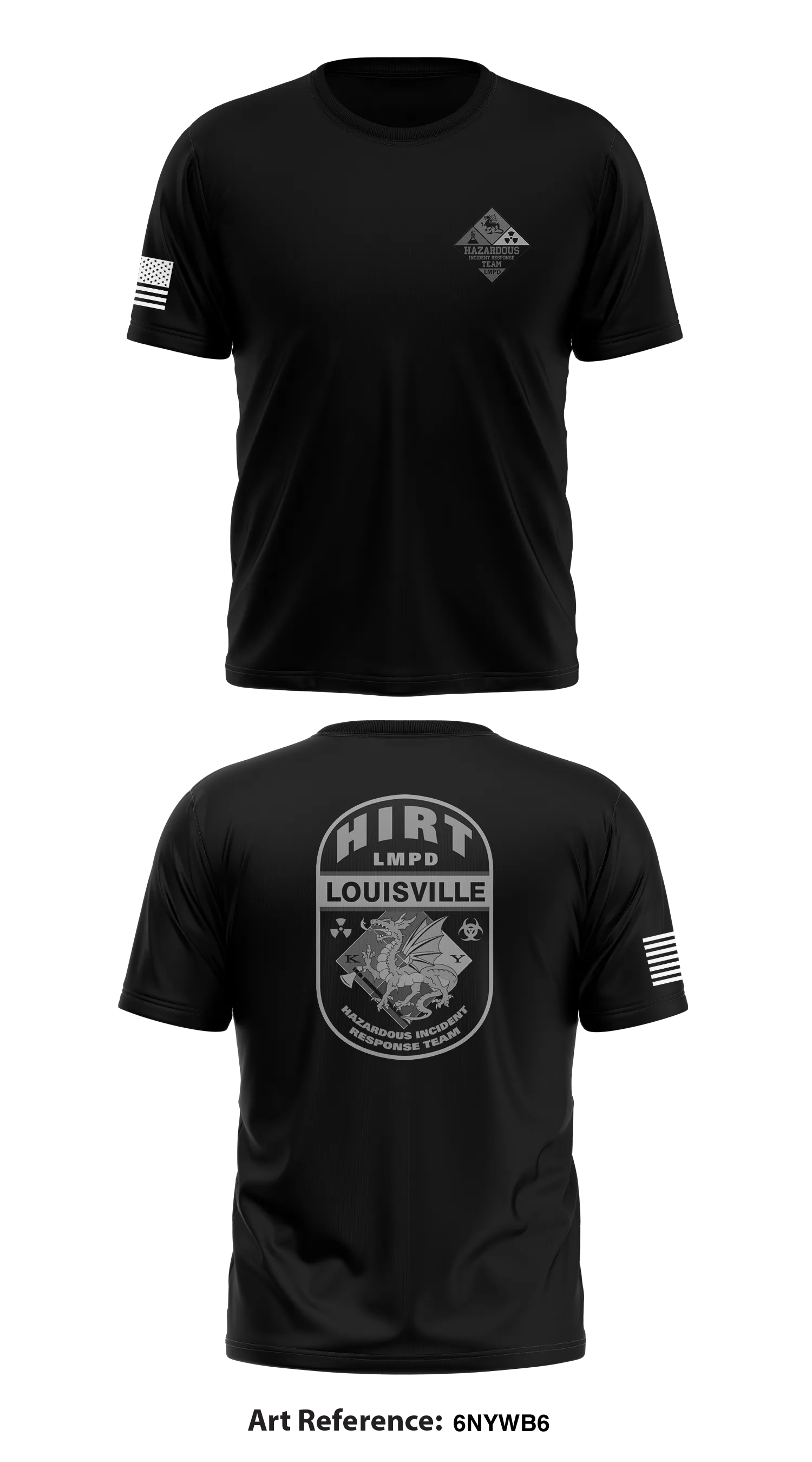 LMPD HIRT TEAM Store 1 Core Men's SS Performance Tee - 6NYwB6