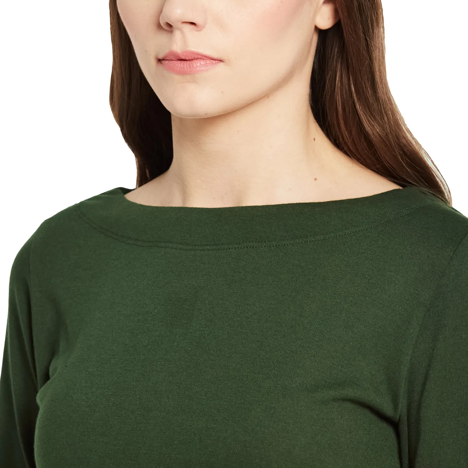 LONG SLEEVES WAIST RUFFLE TOP
