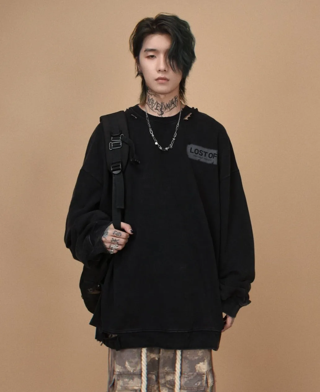 Lost Inside Destroyed Sweatshirt