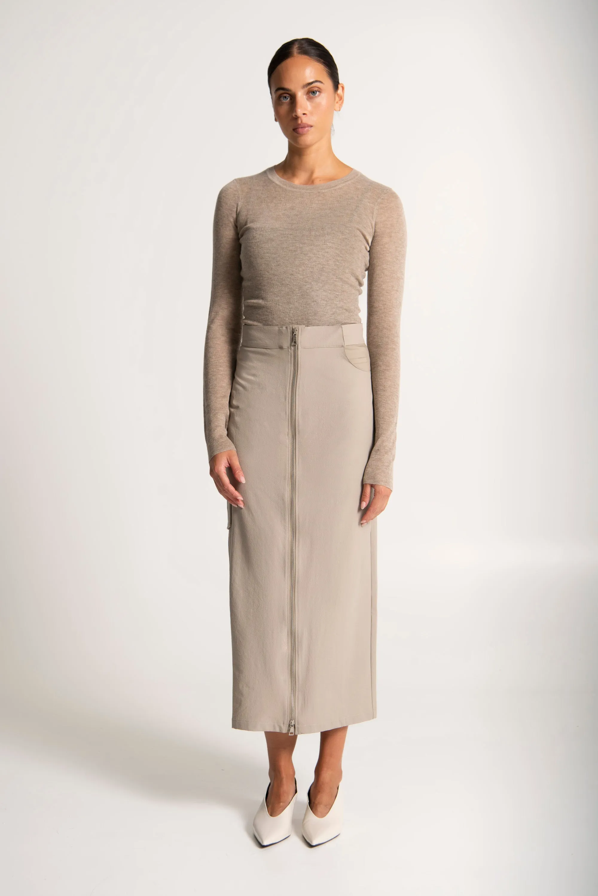 Lounge the Label II BERLIN fine Knit Slim top - noughat