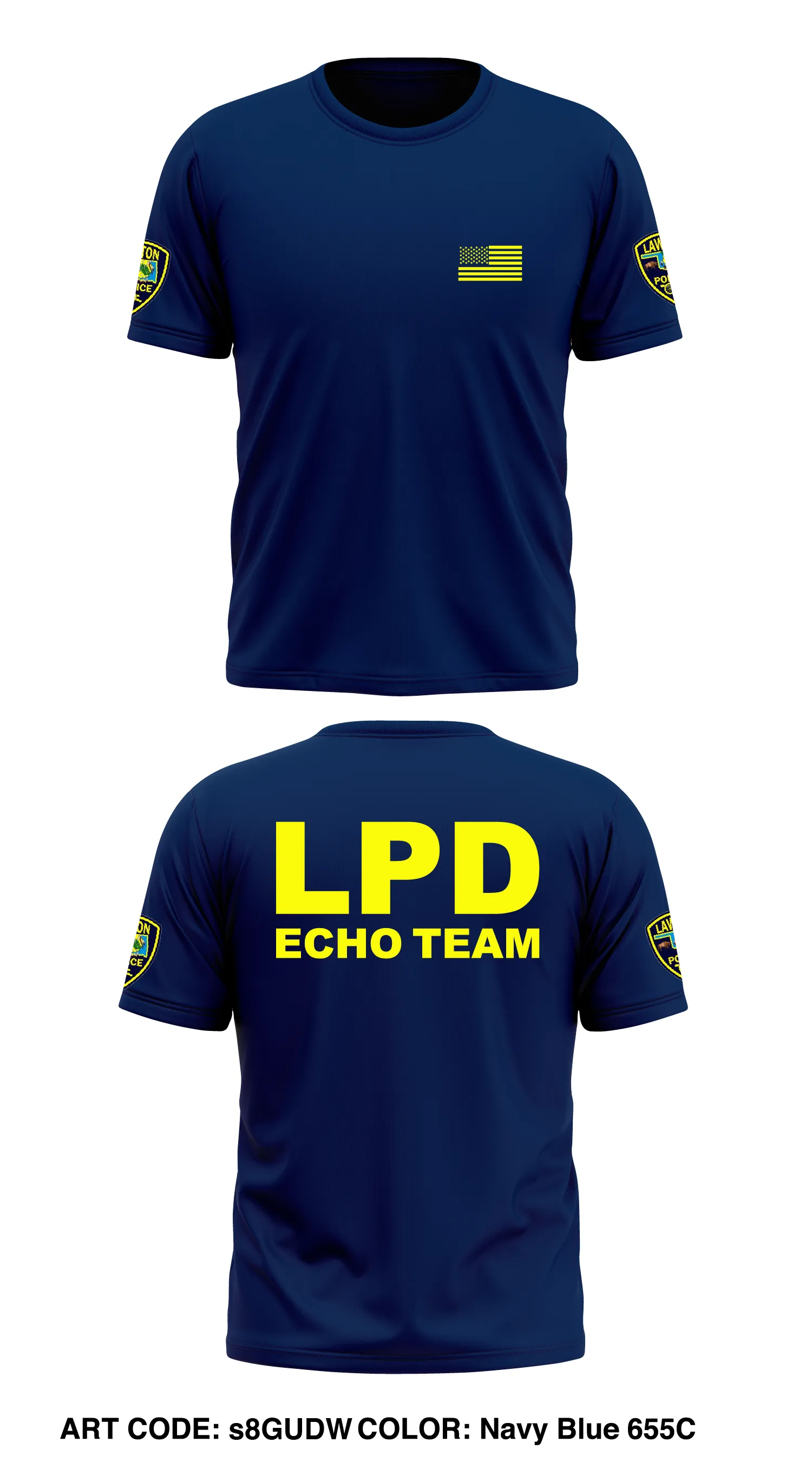 LPD ECHO TEAM Store 1 Core Men's SS Performance Tee - s8GUDW