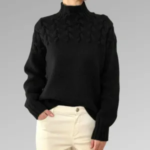 Lucia – Structured Comfort Turtleneck Sweater for Women