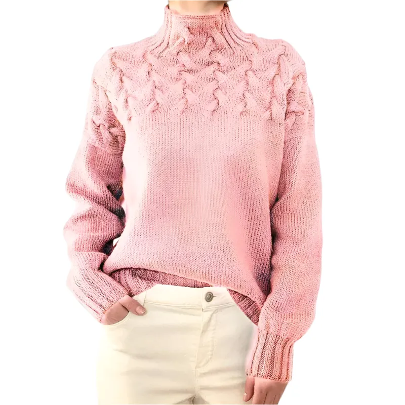 Lucia – Structured Comfort Turtleneck Sweater for Women