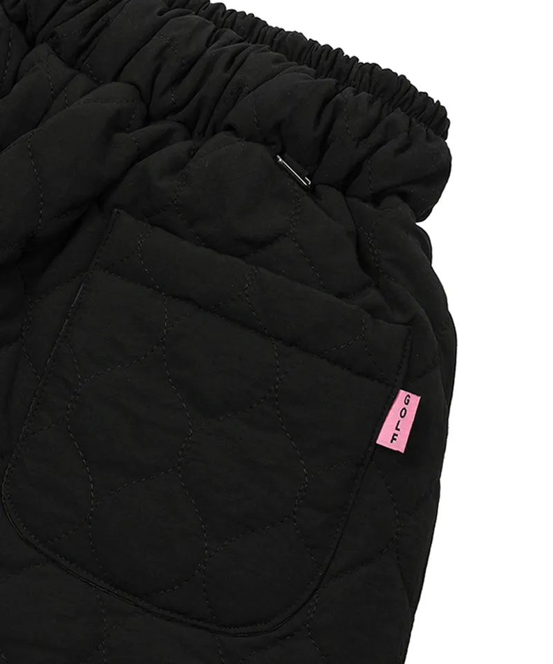 MACKY Golf: Padded Banding Short Pants - Black