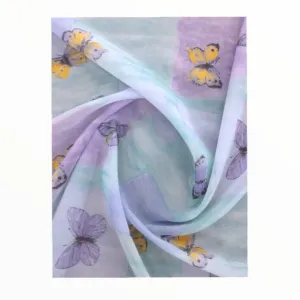 Maison Special Clearance Butterfly Print Collection Voile 140 cm