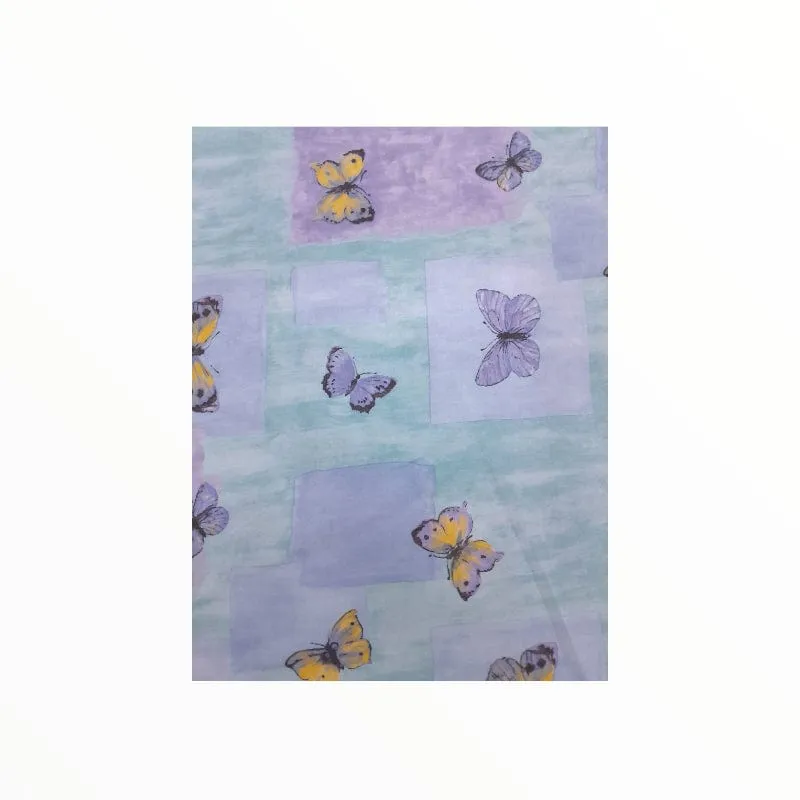 Maison Special Clearance Butterfly Print Collection Voile 140 cm