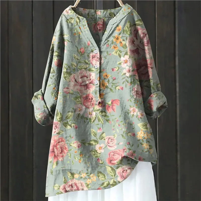 Margo™ - Casual Blouse with Floral Print