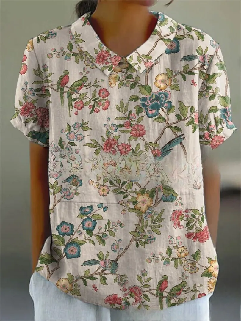 MARLENE™ – Vintage Print Shirt