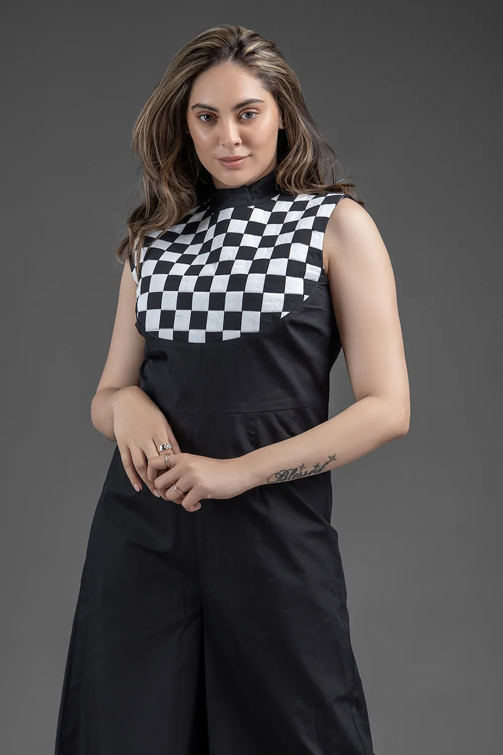 Matted Jumpsuit - Black