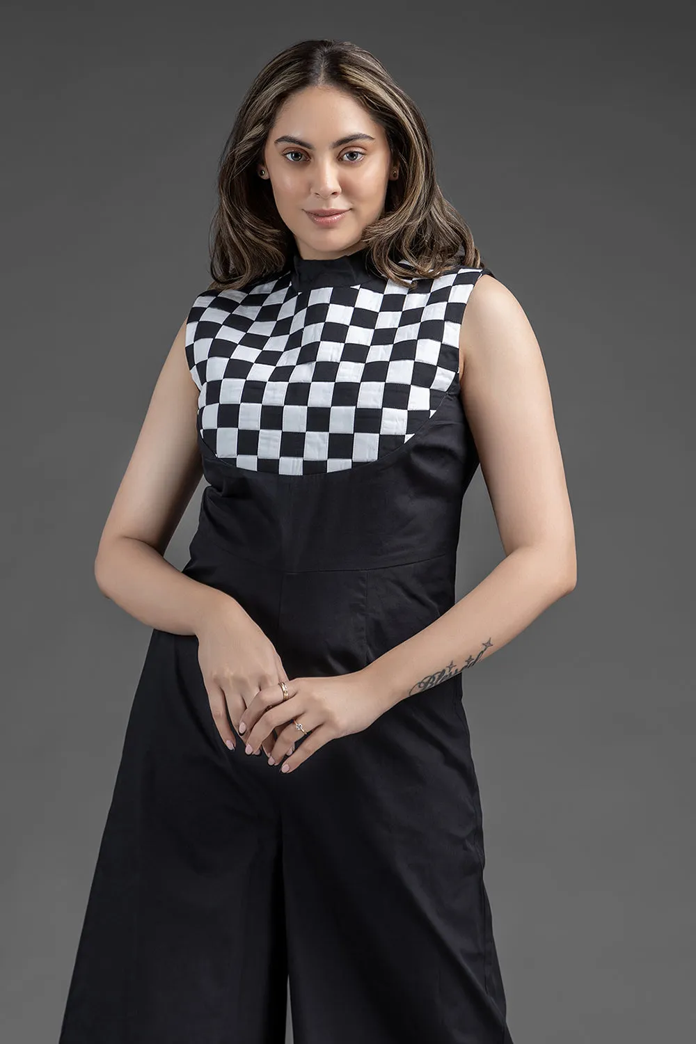 Matted Jumpsuit - Black