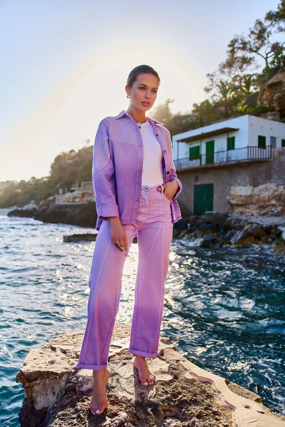 Mauve Serenity shirt