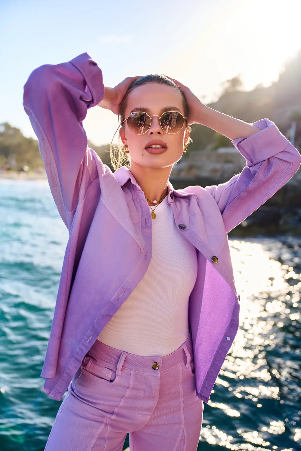 Mauve Serenity shirt