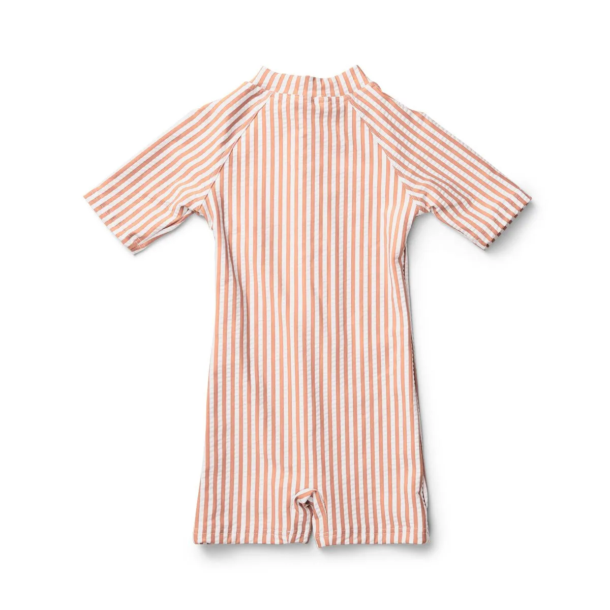 Max Swim Jumpsuit - Y/D stripe: Coral blush/creme de la creme