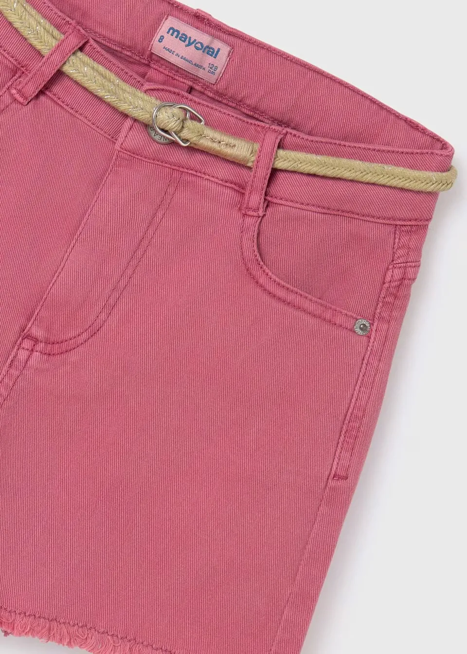 Mayoral Older Girls Shorts 275 Blush