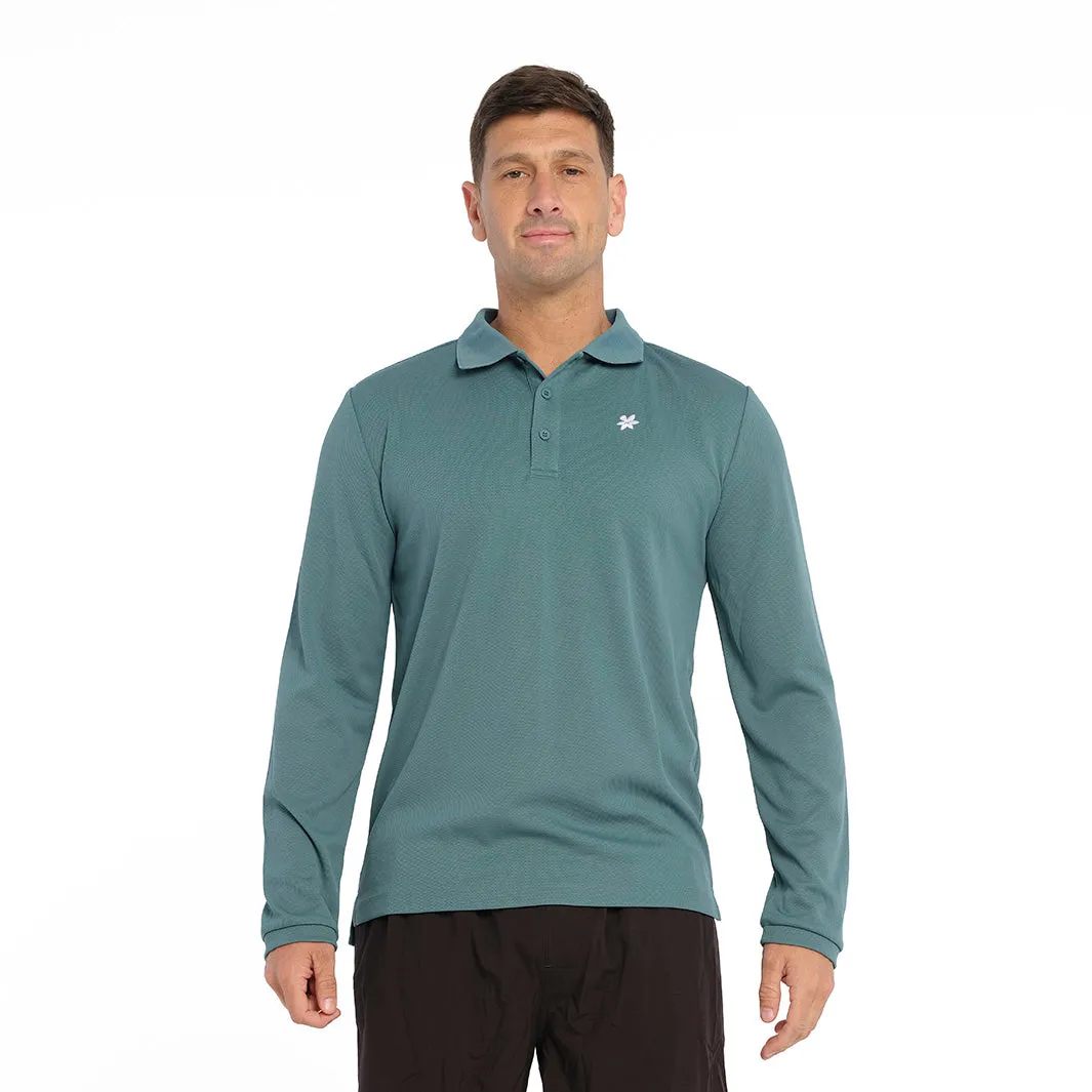 Mens Long Sleeve Polo - Bayou