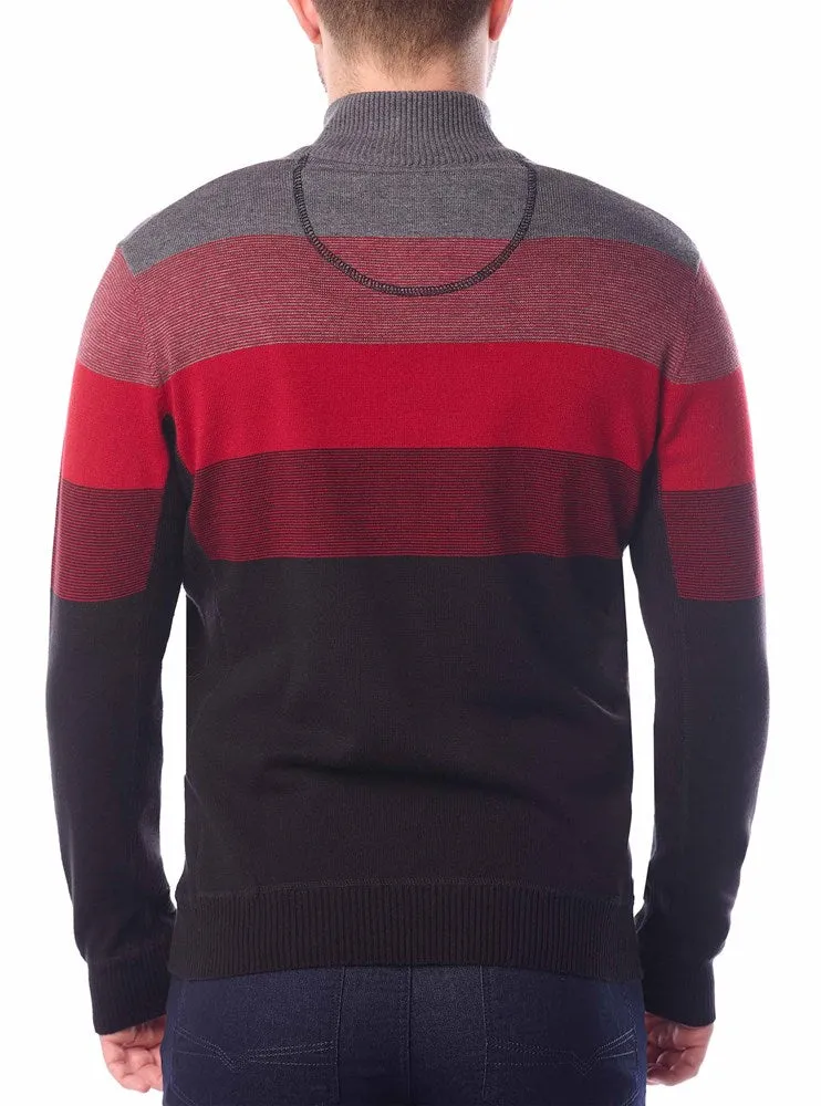 Men's mock zip sweater