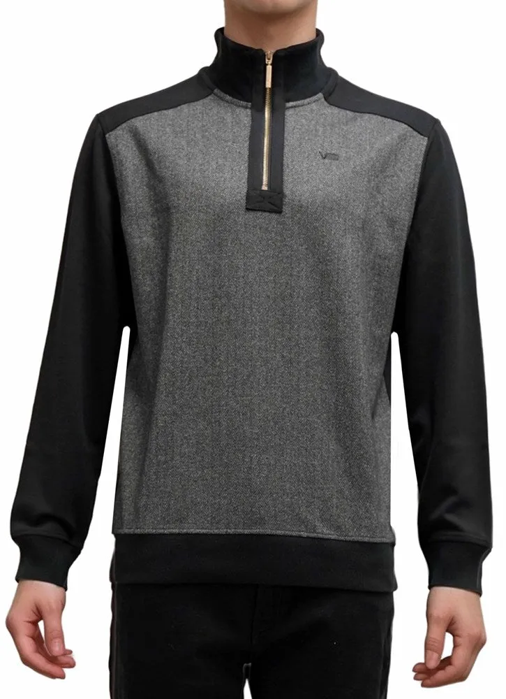 Men's mock zip top
