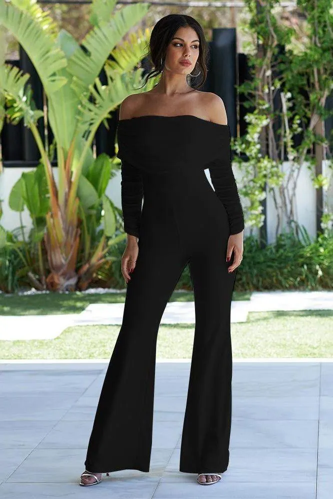 Mesh Patchwork Jumpsuit