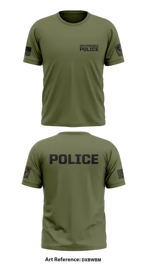 Meyersdale police Store 1 Core Men's SS Performance Tee - DxBWbM