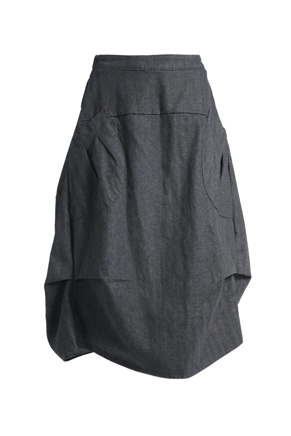 Milwaukee Harper Skirt Black Wash in Denim