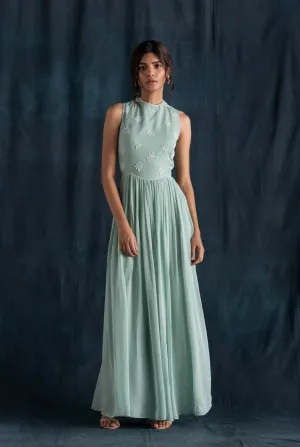 Mint Flared Jumpsuit